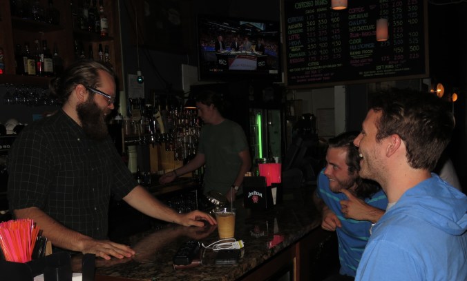 Fortuna, Houchens and McKenzie share a life while MacDonald works in the back